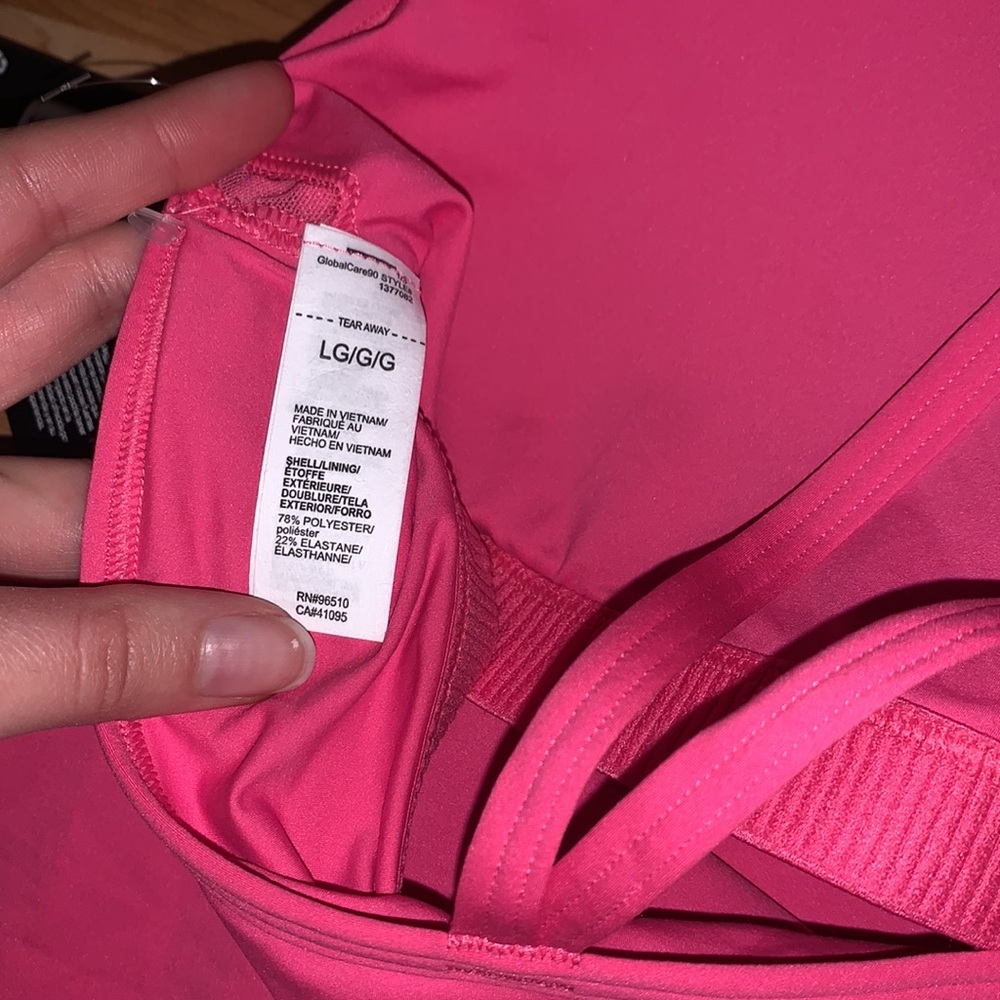 Under Armour | Pink Cross back Tank Top Size Large - Picture 3 of 5